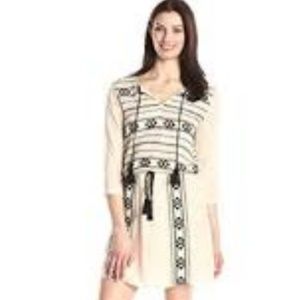 THML Women's Peasant Dress with Embroidery